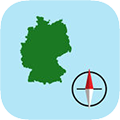 German Grid Ref Compass app icon